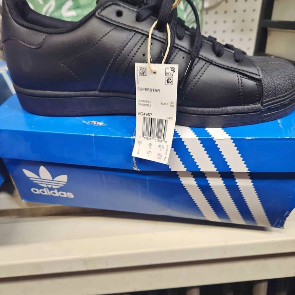 Adidas Superstar Black Sneakers